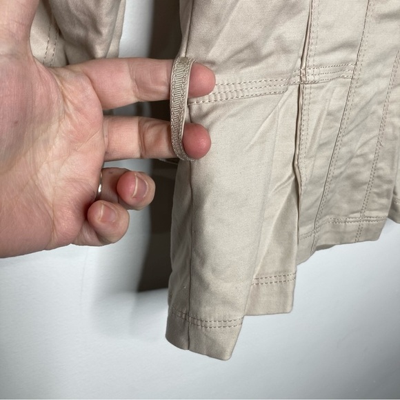 White House Black Market tan‎ blazer jacket size 2 - Picture 5 of 6